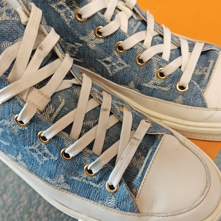 Louis Vuitton Louis Vuitton Stellar High-Top Sneakers for Women 0079 Size US 6 / IT 36 - 7 Thumbnail