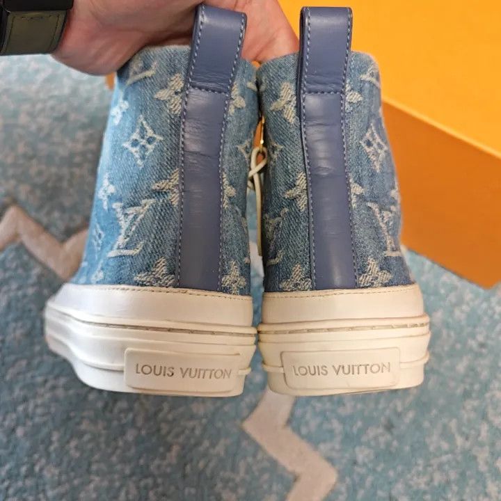 Louis Vuitton Louis Vuitton Stellar High-Top Sneakers for Women 0079 Size US 6 / IT 36 - 3 Thumbnail
