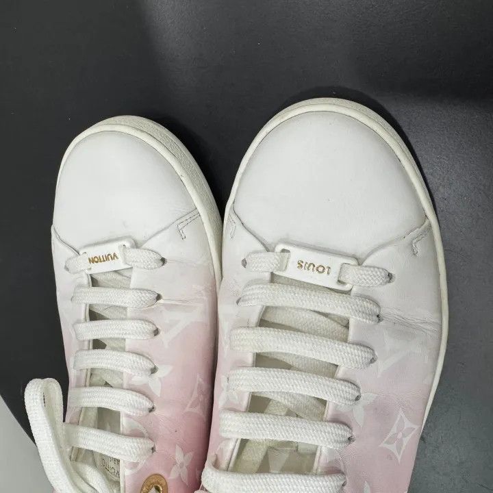 Louis Vuitton Louis Vuitton Frontrow Pink Leather Low Sneakers 0079 Size US 6 / IT 36 - 9 Thumbnail