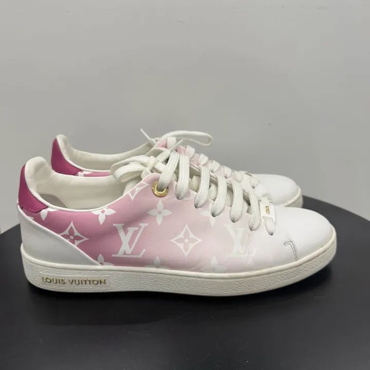 Louis Vuitton Louis Vuitton Frontrow Pink Leather Low Sneakers 0079 Size US 6 / IT 36 - 6 Thumbnail