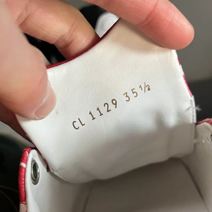 Louis Vuitton Louis Vuitton Red and White Casual Sneakers 0079 Size US 6 / IT 36 - 5 Thumbnail