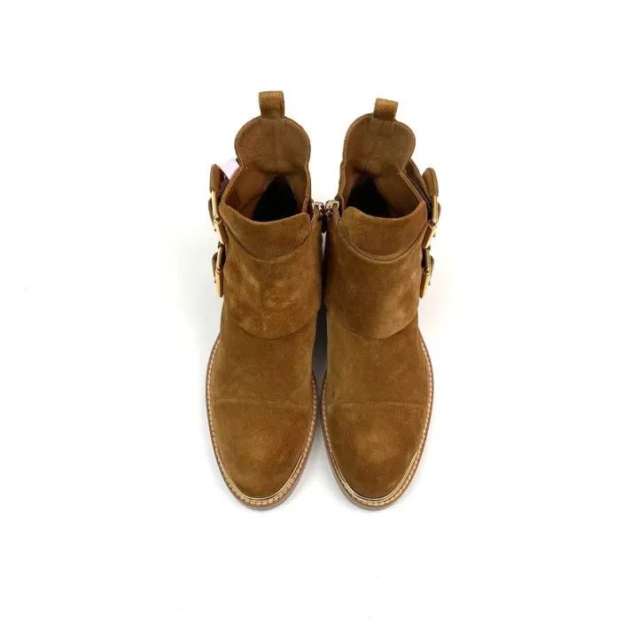 Louis Vuitton Louis Vuitton Brown Low-Top Martin Boots 0079 Size US 5 / IT 35 - 2 Thumbnail