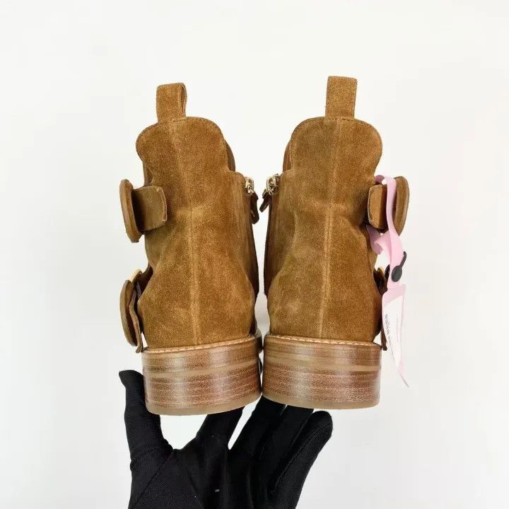 Louis Vuitton Louis Vuitton Brown Low-Top Martin Boots 0079 Size US 5 / IT 35 - 3 Thumbnail