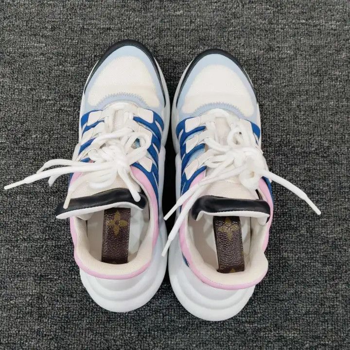Louis Vuitton Louis Vuitton Archlight Casual Sneakers in Blue and White 0079 Size US 6 / IT 36 - 7 Thumbnail