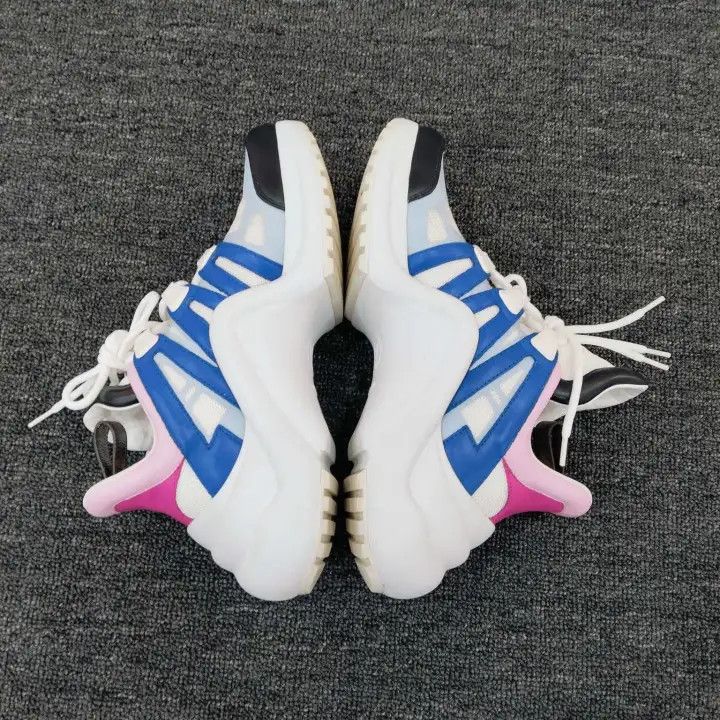 Louis Vuitton Louis Vuitton Archlight Casual Sneakers in Blue and White 0079 Size US 6 / IT 36 - 2 Thumbnail
