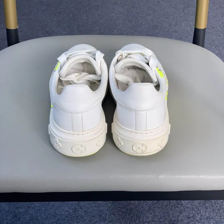 Louis Vuitton Louis Vuitton Time Out White Yellow Sneakers 0079 Size US 6 / IT 36 - 3 Thumbnail