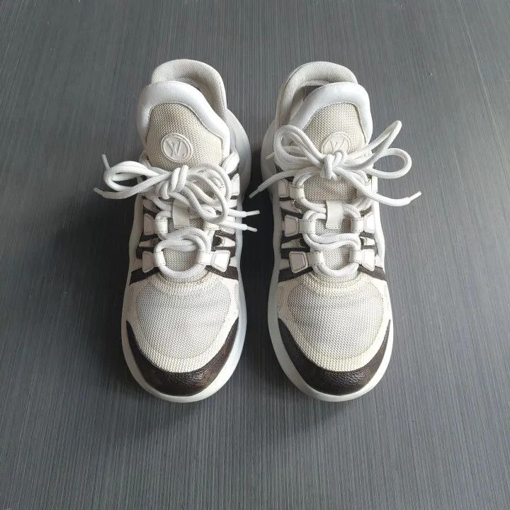 Louis Vuitton Louis Vuitton Archlight White Sport Sneakers 0079 Size US 6 / IT 36 - 2 Thumbnail
