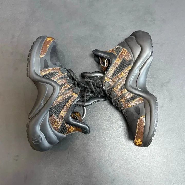 Louis Vuitton Louis Vuitton Archlight Black Sports Shoes 0079 Size US 7 / IT 37 - 7 Thumbnail