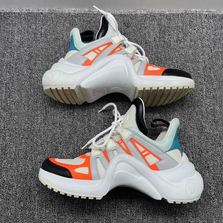 Louis Vuitton Louis Vuitton Archlight Low-Top Sneakers in Orange 0079 Size US 7 / IT 37 - 6 Thumbnail