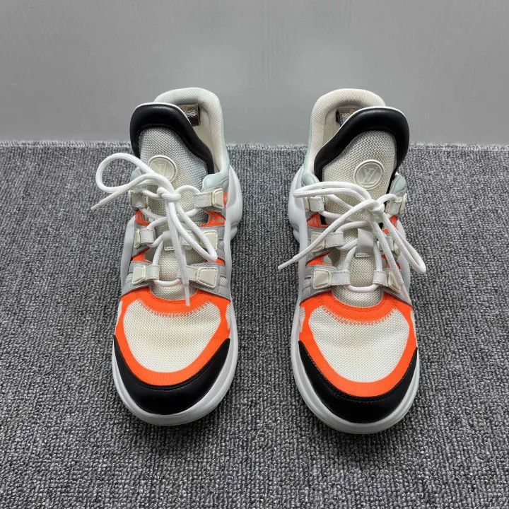 Louis Vuitton Louis Vuitton Archlight Low-Top Sneakers in Orange 0079 Size US 7 / IT 37 - 2 Thumbnail