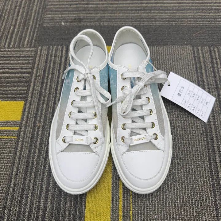 Louis Vuitton Louis Vuitton Stellar Casual Low-top Fashion Sneakers 0079 Size US 5 / IT 35 - 2 Thumbnail
