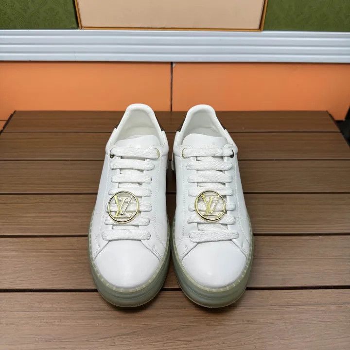 Louis Vuitton Louis Vuitton Time Out Low-Top Fashion Sneakers 0079 Size US 6 / IT 36 - 2 Thumbnail