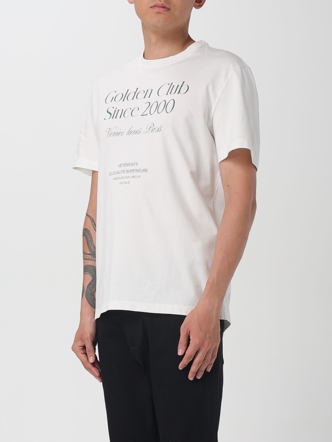 Golden Goose Golden Goose T-Shirt Men Ice Size US XL / EU 56 / 4 - 4 Thumbnail