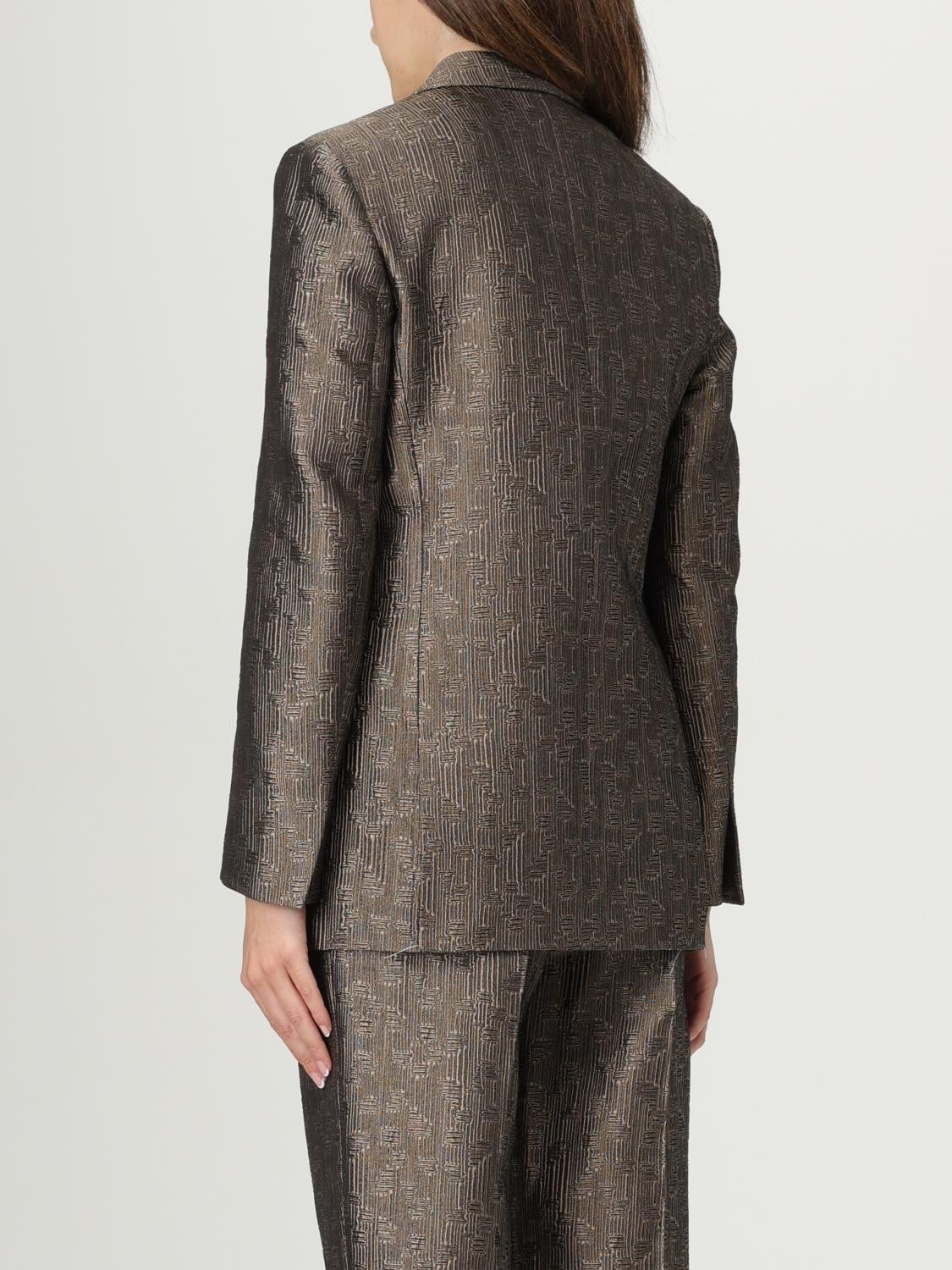 Giorgio Armani Giorgio Armani Jacket Woman Charcoal Size S / US 4 / IT 40 - 3 Thumbnail