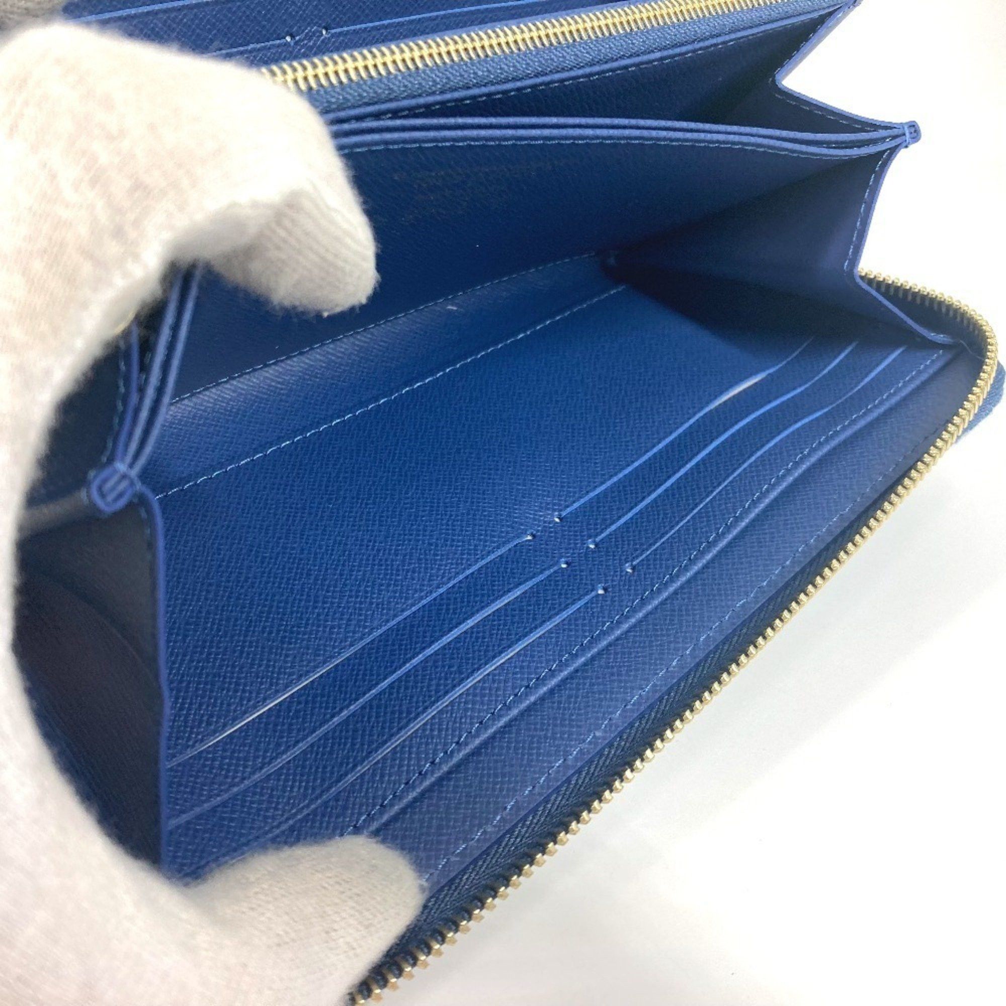 Louis Vuitton LOUIS VUITTON M23161 Takashi Murakami collaboration Monogram denim Cherry LV x TM Zippy Wallet Long wallet Round zipper Women's Blue Size ONE SIZE - 10 Thumbnail