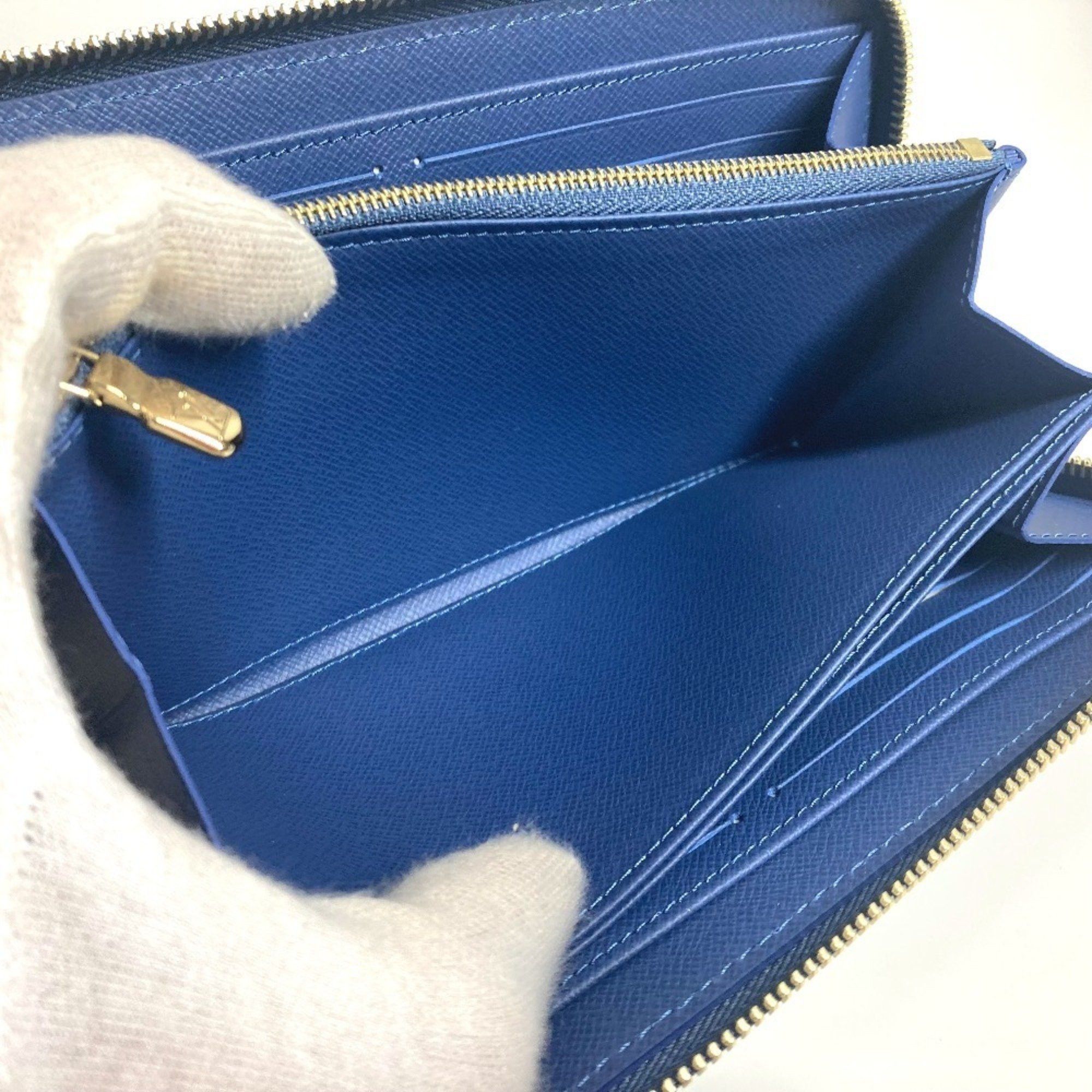 Louis Vuitton LOUIS VUITTON M23161 Takashi Murakami collaboration Monogram denim Cherry LV x TM Zippy Wallet Long wallet Round zipper Women's Blue Size ONE SIZE - 9 Thumbnail