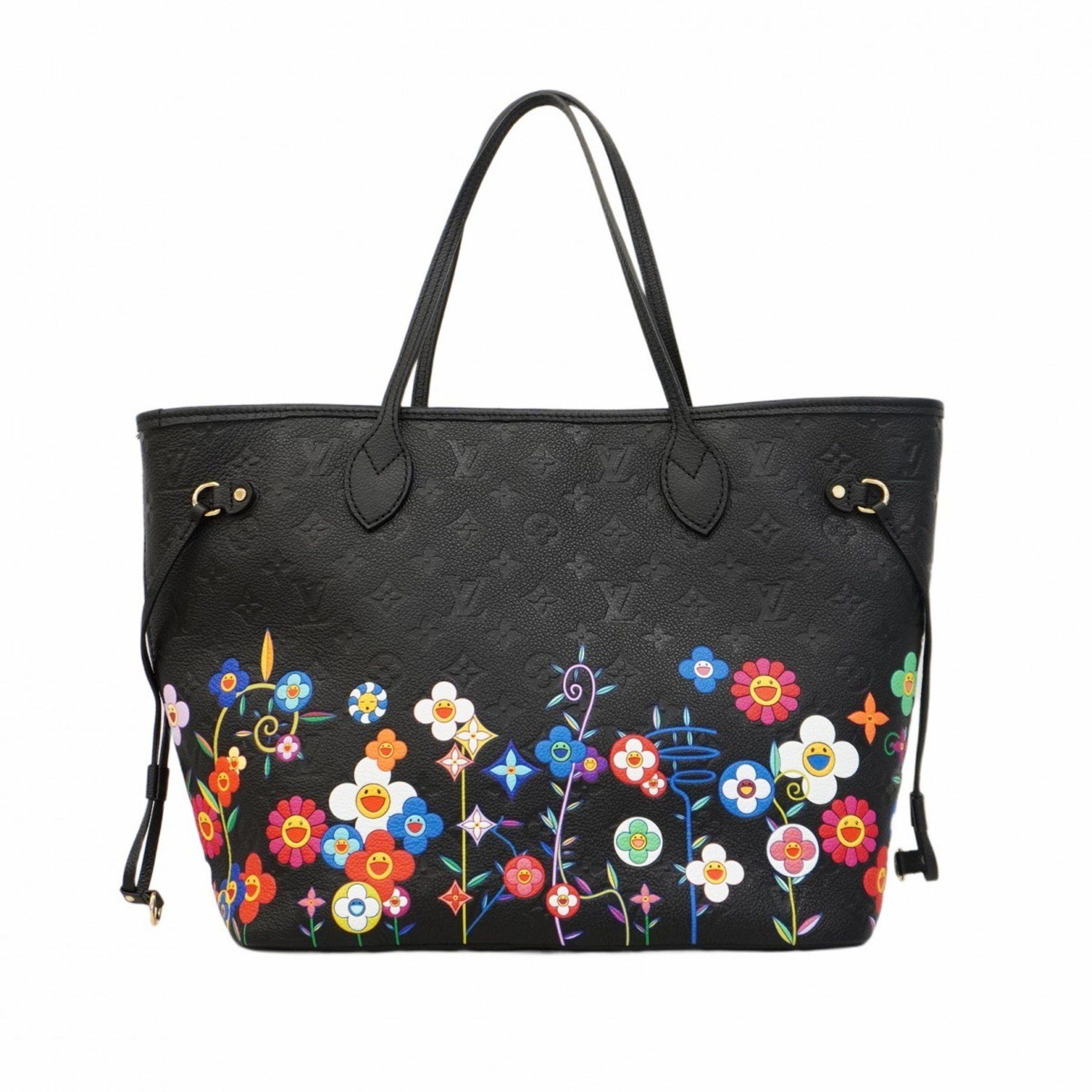 Louis Vuitton Tote Bag Monogram Empreinte Neverfull MM M13675 Noir