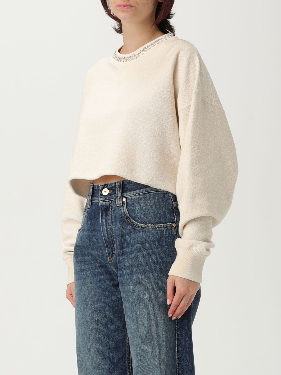 Golden Goose Golden Goose Sweatshirt Woman Ice Size M / US 6-8 / IT 42-44 - 3 Thumbnail