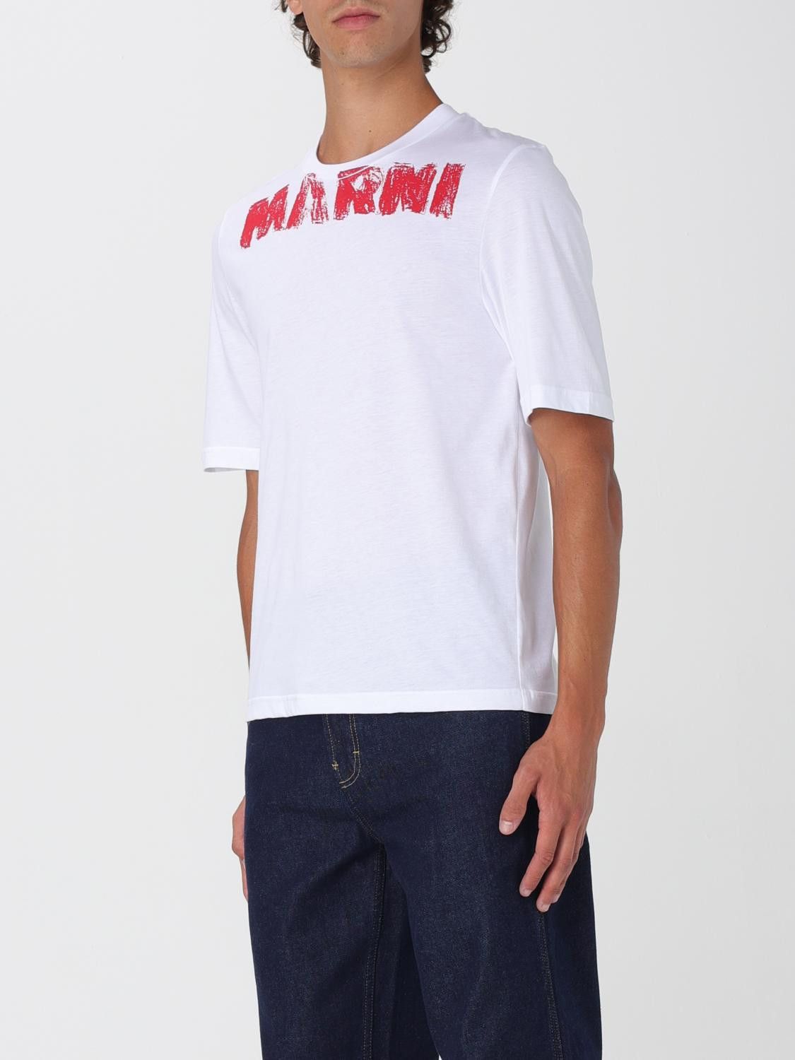 Marni Marni T-Shirt Men White Size US S / EU 44-46 / 1 - 4 Thumbnail