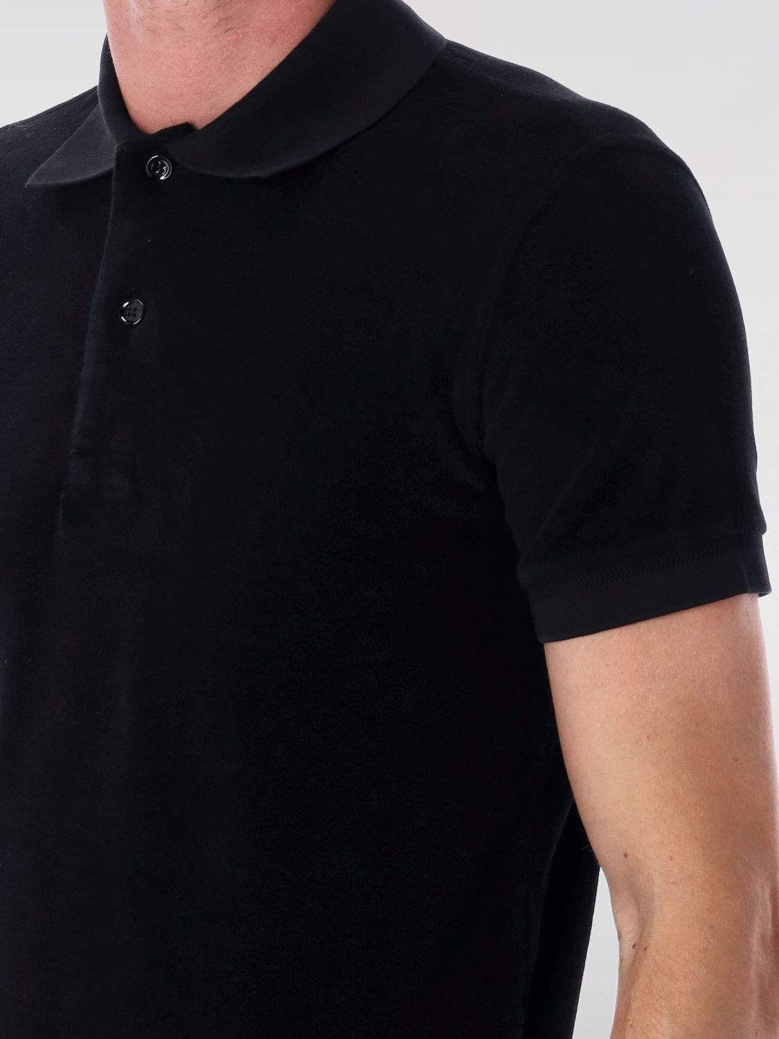 Tom Ford Tom Ford Polo Shirt Men Black Size US L / EU 52-54 / 3 - 3 Thumbnail