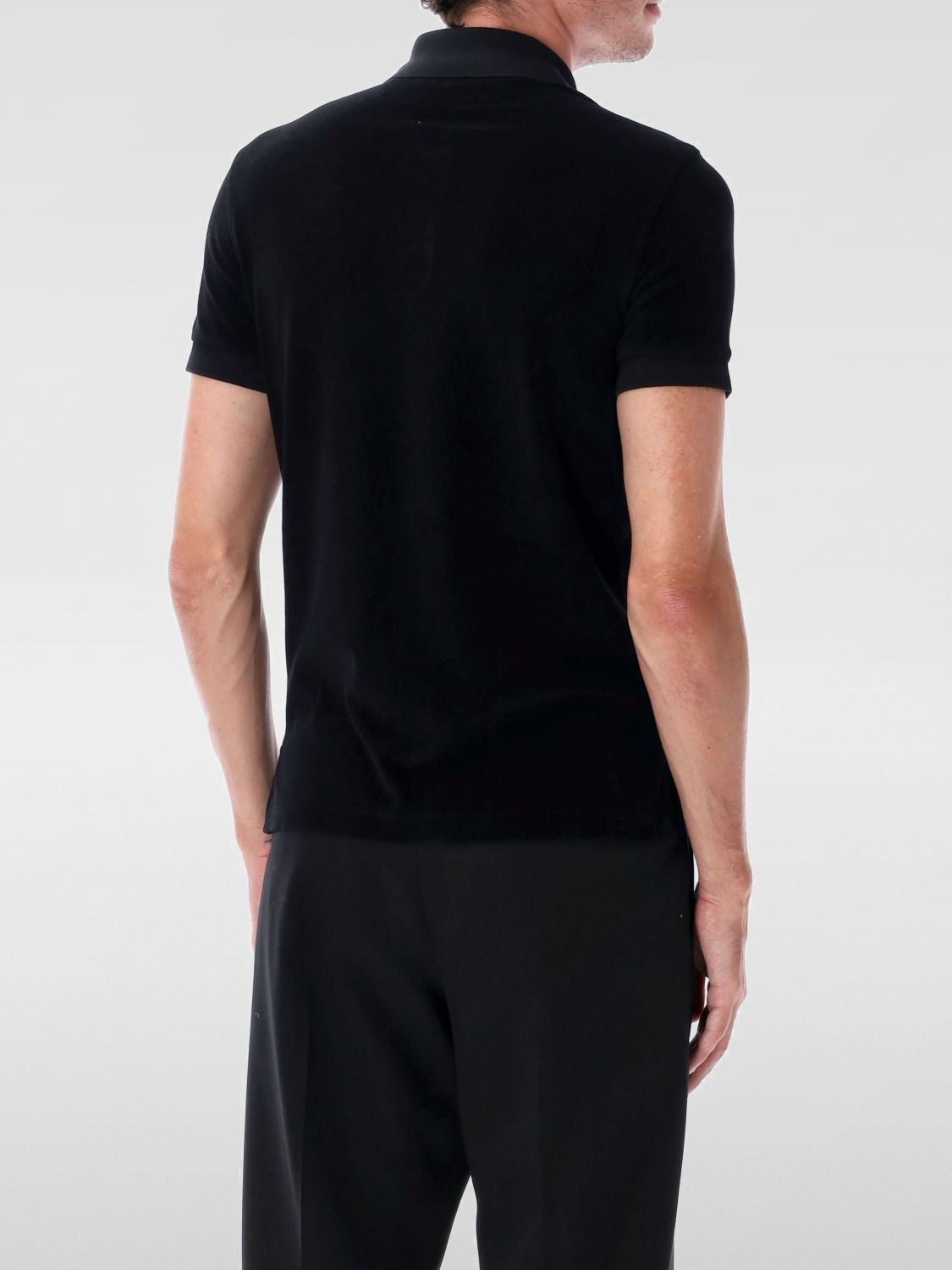 Tom Ford Tom Ford Polo Shirt Men Black Size US XXL / EU 58 / 5 - 2 Thumbnail