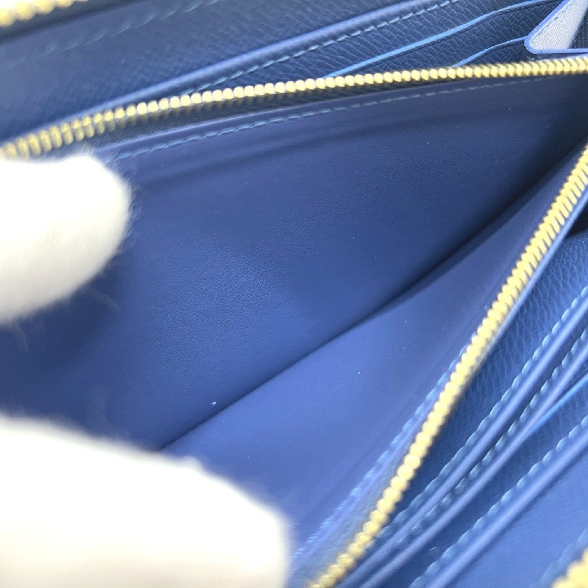 Louis Vuitton LOUIS VUITTON M23161 Takashi Murakami collaboration Monogram denim LV x TM Zippy wallet Wallet Long Women's Blue Size ONE SIZE - 12 Thumbnail