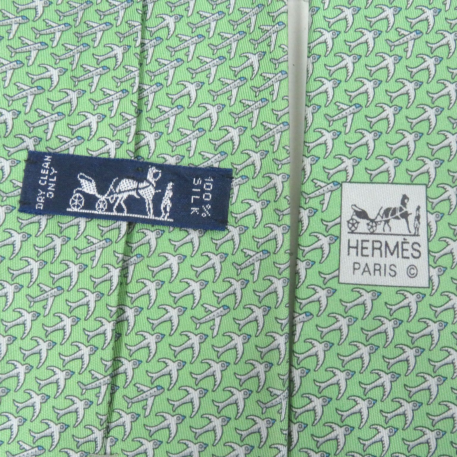 Hermes Hermes Hermes Silk Tie Others Necktie DUTY FREE for USA Size ONE SIZE - 5 Thumbnail