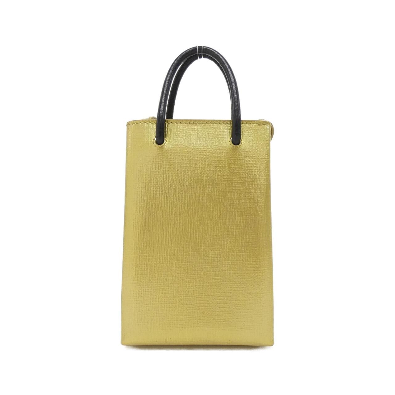 Balenciaga Balenciaga Balenciaga Shopping Phone Holder Calf Bag Leather Crossbody Bag 593826 0AI4N Size ONE SIZE - 2 Thumbnail