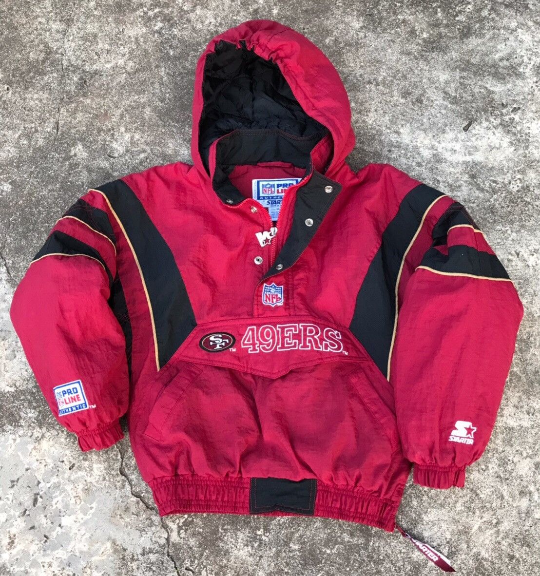 San Francisco 49ers × Starter × Vintage Kids Vintage 90s San Francisco  49ers NFL Starter Jacket | Grailed