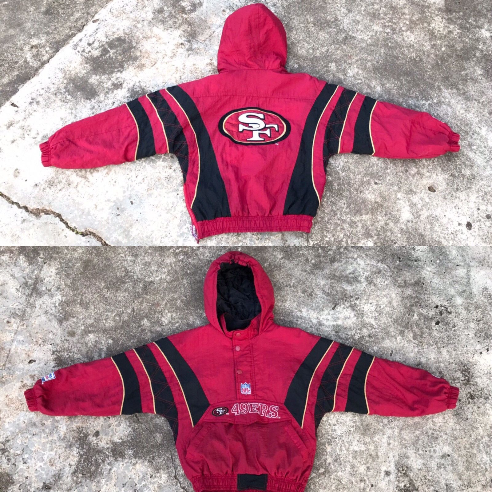 San Francisco 49ers × Starter × Vintage Kids Vintage 90s San Francisco  49ers NFL Starter Jacket | Grailed