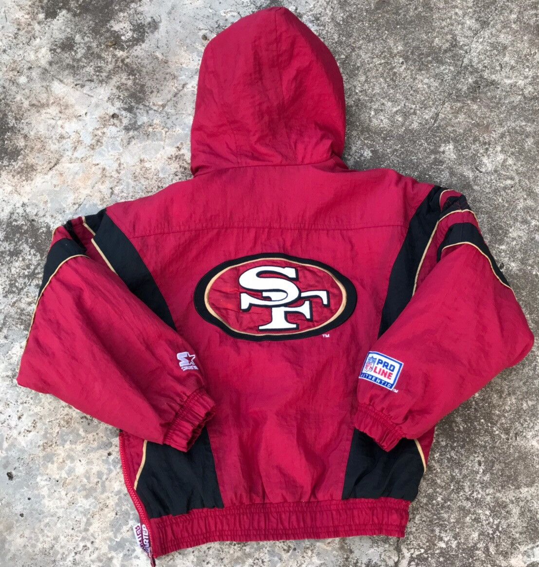 San Francisco 49ers × Starter × Vintage Kids Vintage 90s San Francisco  49ers NFL Starter Jacket | Grailed