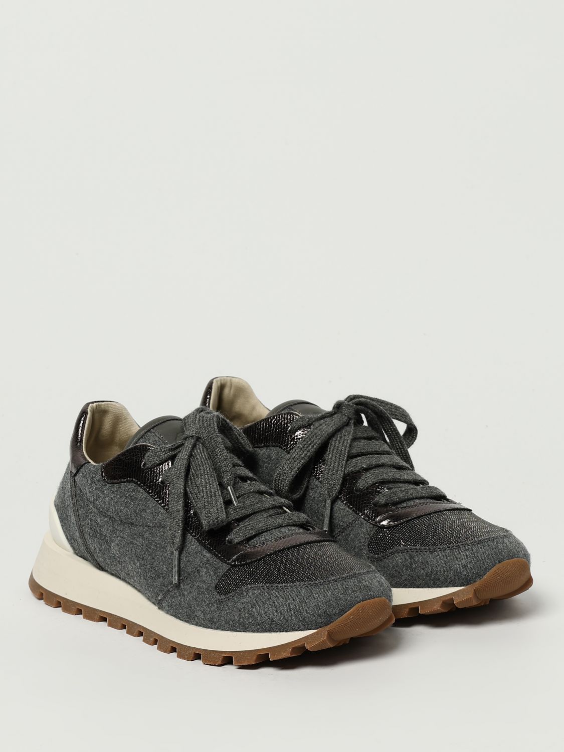 Brunello Cucinelli Sneakers Woman Grey