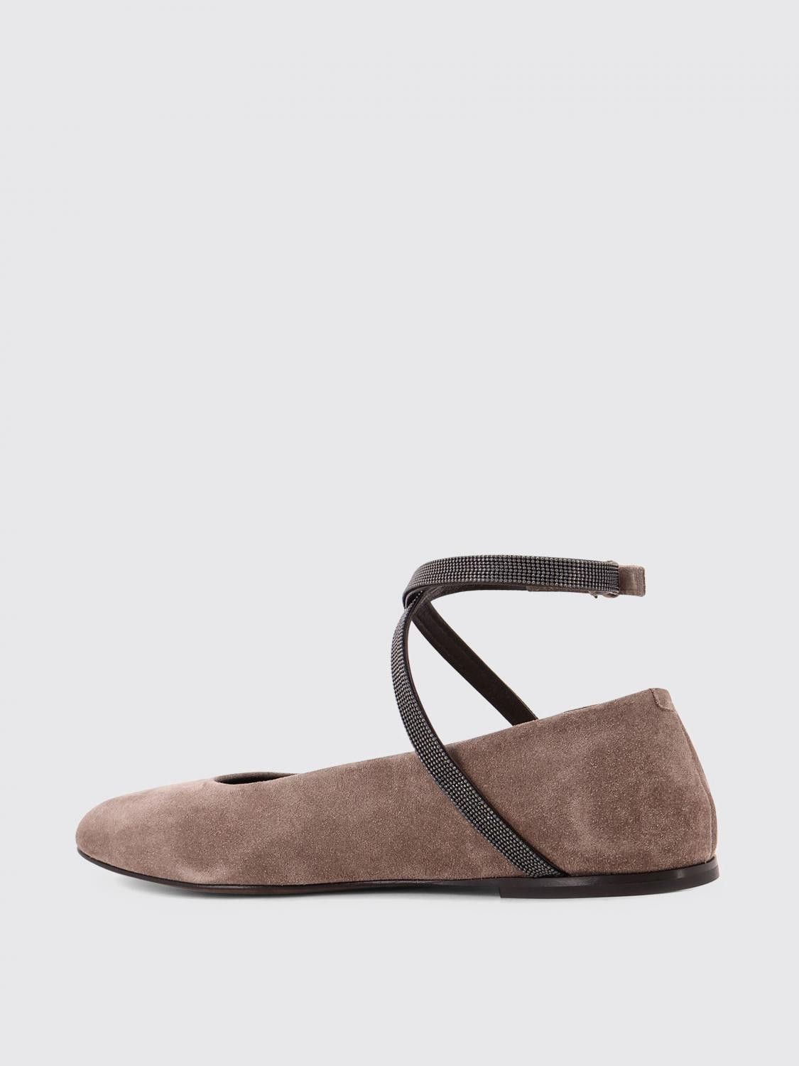 Brunello Cucinelli Brunello Cucinelli Ballet Flats Woman Beige Size US 7 / IT 37 - 3 Thumbnail