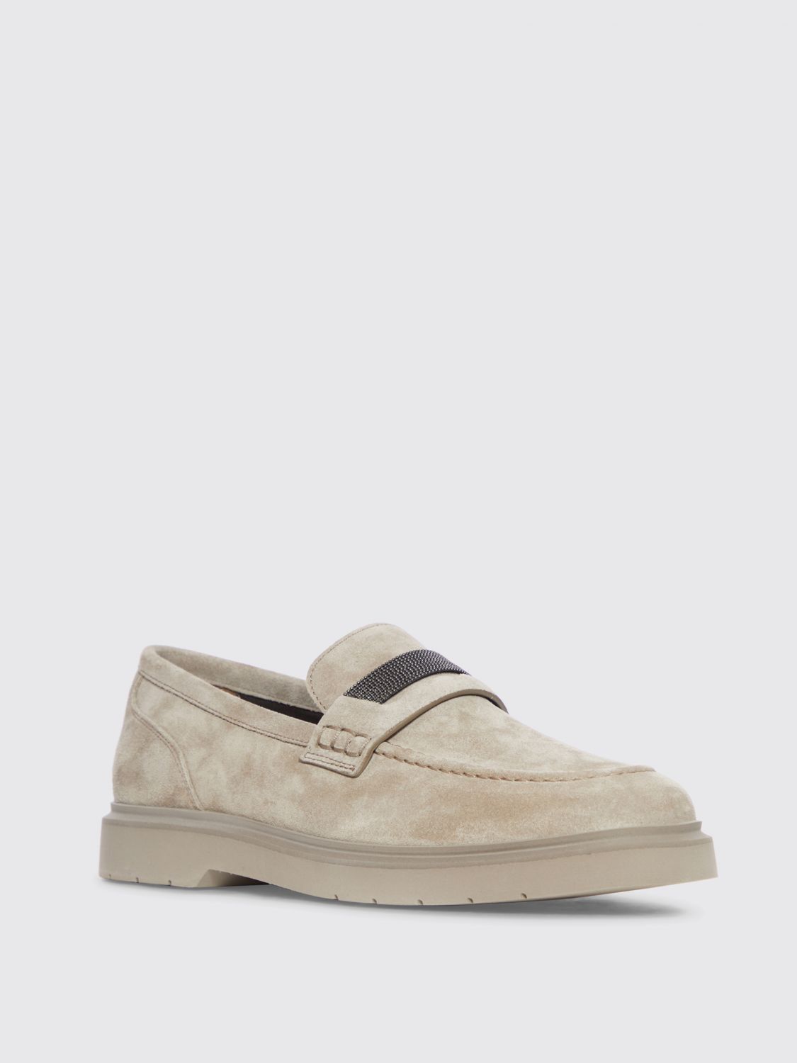 Brunello Cucinelli Brunello Cucinelli Loafers Woman White Size US 11 / IT 41 - 2 Thumbnail