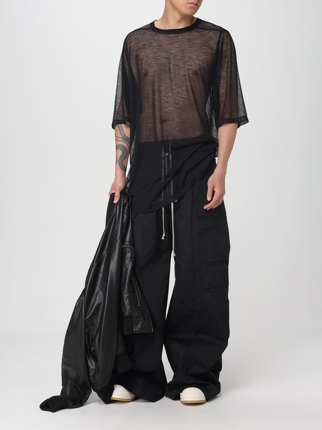 Rick Owens Rick Owens T-Shirt Men Black Size US M / EU 48-50 / 2 - 2 Thumbnail