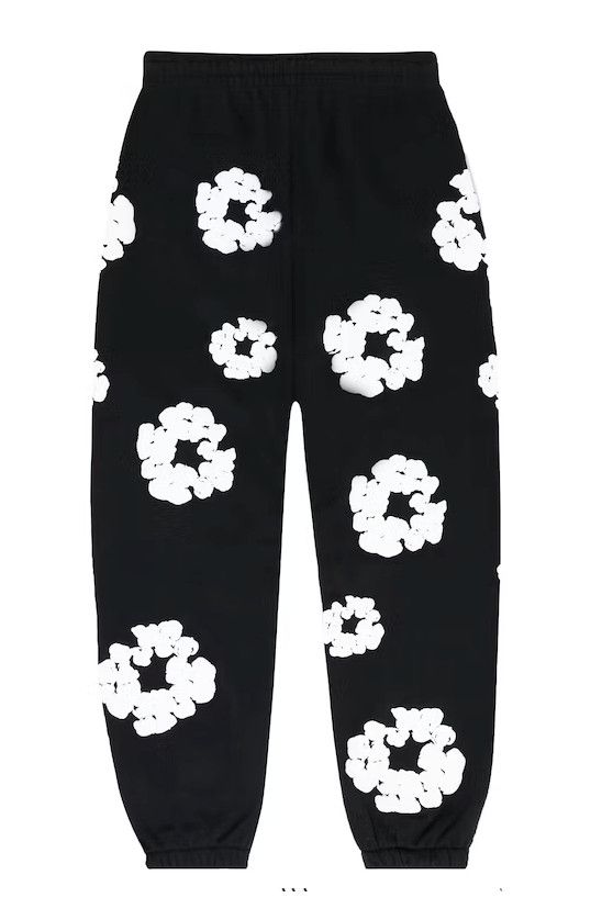 The Cotton Wreath Sweatpants Black
