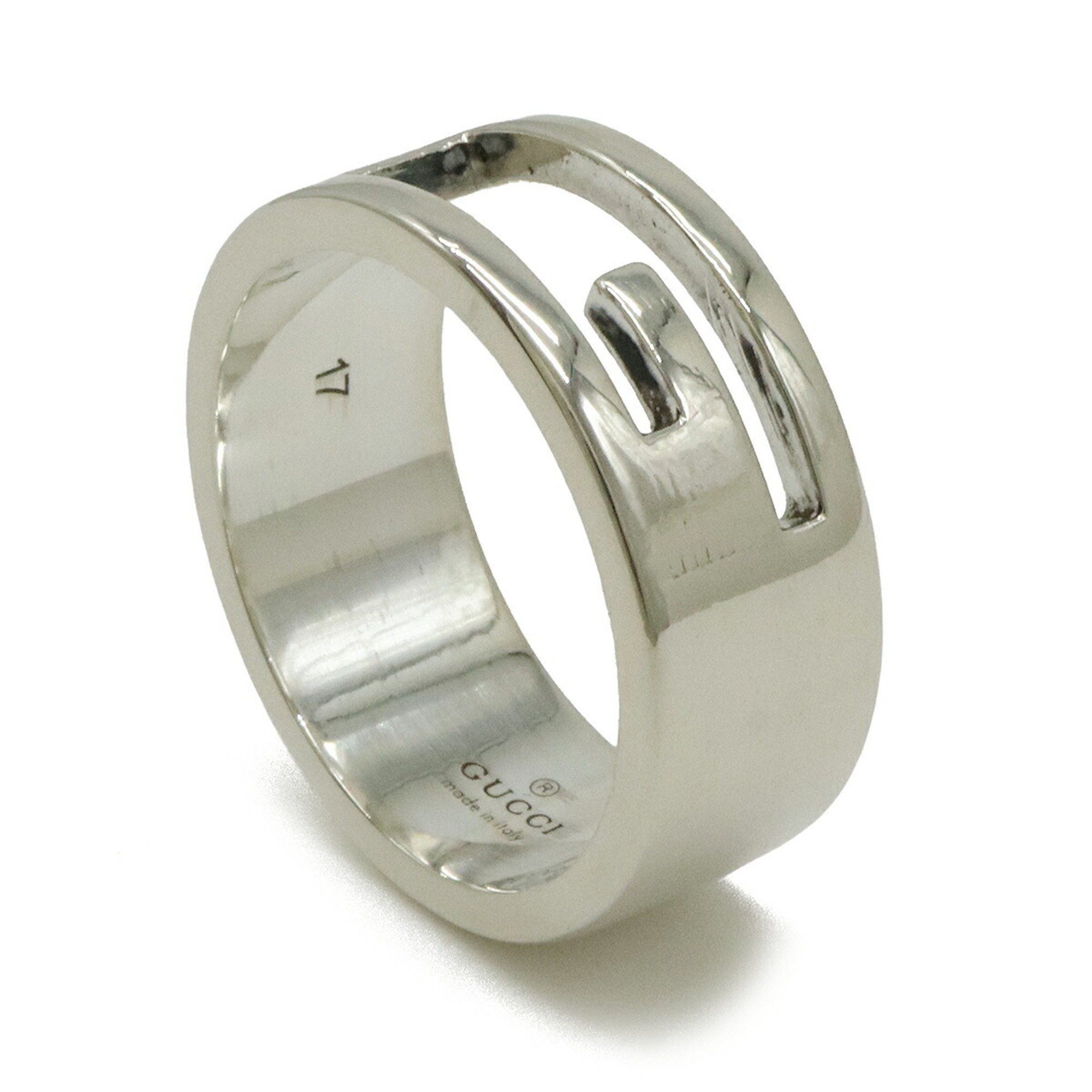 Branded G Ring Finger Ag925 SV925 Silver #17 Japanese Size Approx. 16 Rings