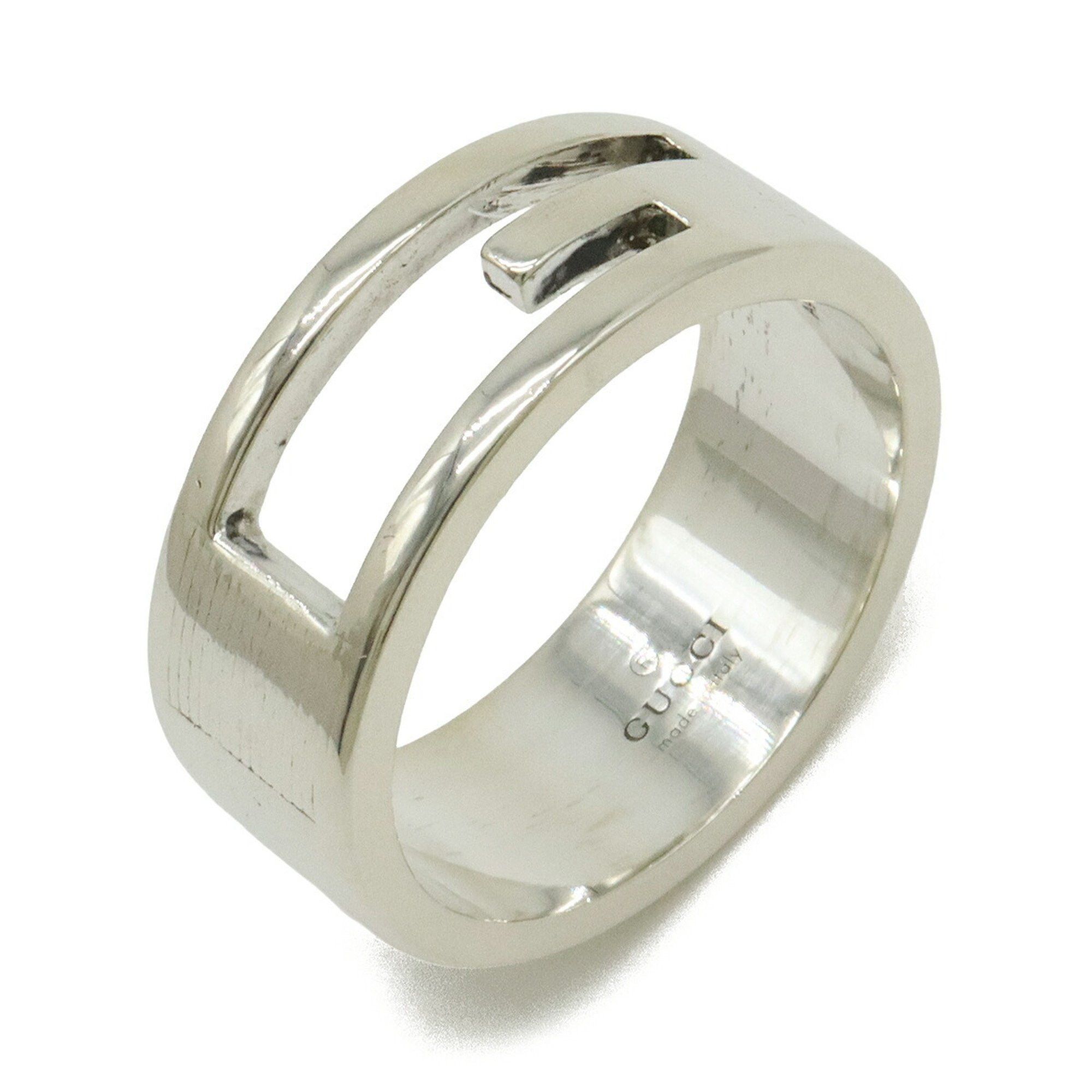 Branded G Ring Finger Ag925 SV925 Silver #17 Japanese Size Approx. 16 Rings