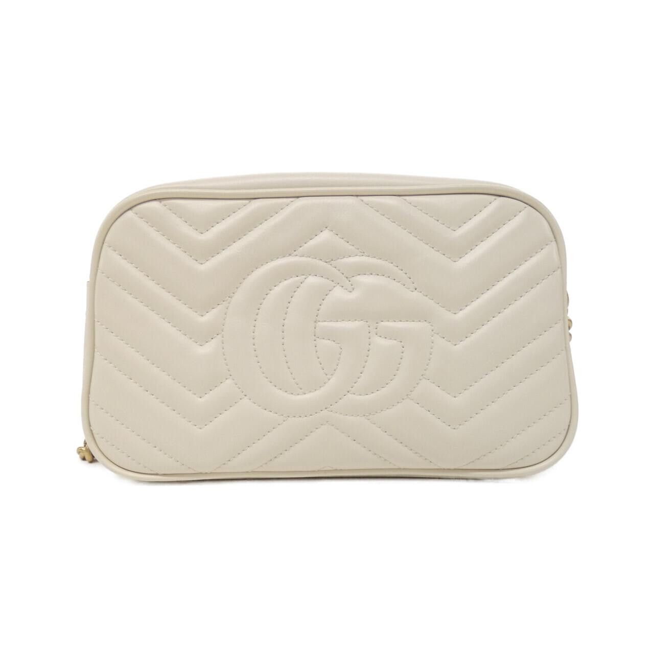 Gucci Gucci Gucci GG MARMONT Quilted Chevron Leather Shoulder Bag Leather Shoulder Bag 447632 DTD1T Size ONE SIZE - 2 Thumbnail