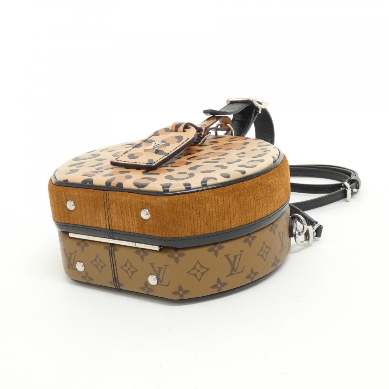 Louis Vuitton Louis Vuitton Louis Vuitton Petite Boite Chapeau Coated Canvas/Calf Shoulder Bag Canvas Shoulder Bag Size ONE SIZE - 3 Thumbnail