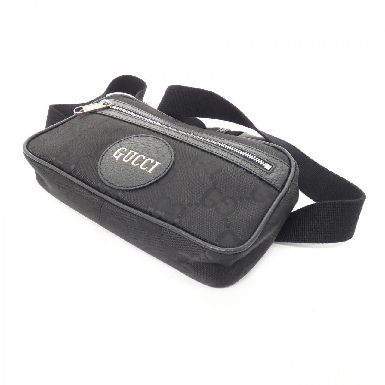 Gucci Gucci Gucci GUCCI OFF THE GRID GG Nylon Waist Bag Leather Belt Bag 631341 H9HBN Size ONE SIZE - 3 Thumbnail