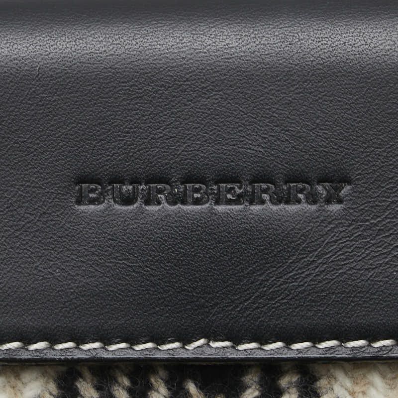 Burberry Burberry Burberry Nova Check Wool Leather Pouch Leather Other DUTY FREE for USA Size ONE SIZE - 8 Thumbnail