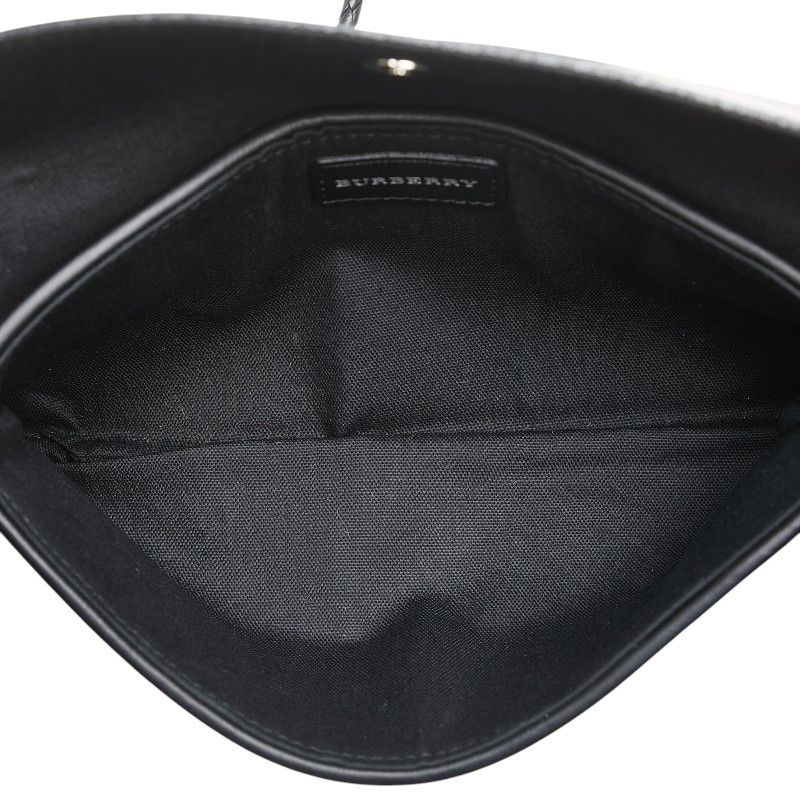 Burberry Burberry Burberry Nova Check Wool Leather Pouch Leather Other DUTY FREE for USA Size ONE SIZE - 6 Thumbnail