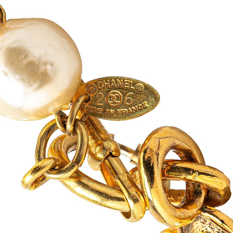 Chanel Chanel Chanel Vintage Fake Pearl Necklace Metal Necklace DUTY FREE for USA Size ONE SIZE - 5 Thumbnail