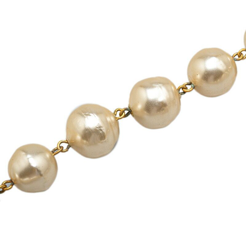 Chanel Chanel Chanel Vintage Fake Pearl Necklace Metal Necklace DUTY FREE for USA Size ONE SIZE - 4 Thumbnail