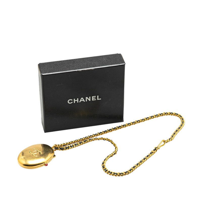 Chanel Chanel Chanel Coco Mark Pendant Necklace Metal Necklace Size ONE SIZE - 7 Thumbnail