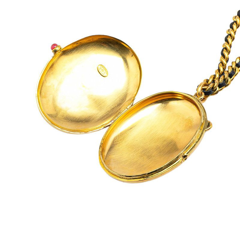 Chanel Chanel Chanel Coco Mark Pendant Necklace Metal Necklace Size ONE SIZE - 3 Thumbnail