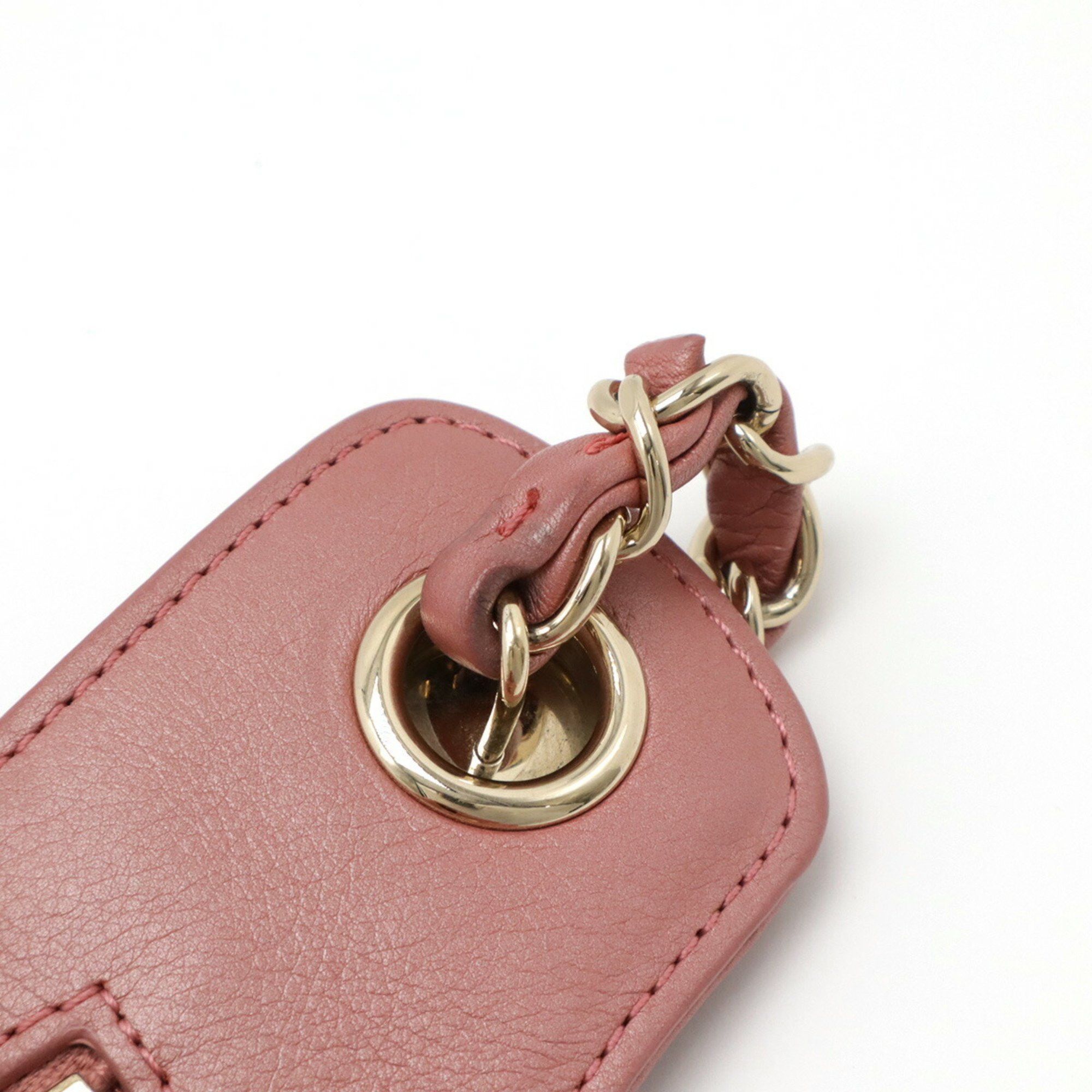Chanel Chanel Matelasse Coco Mark Belt Bag Body Waist Pouch Chain Shoulder Leather Pink Size ONE SIZE - 6 Thumbnail