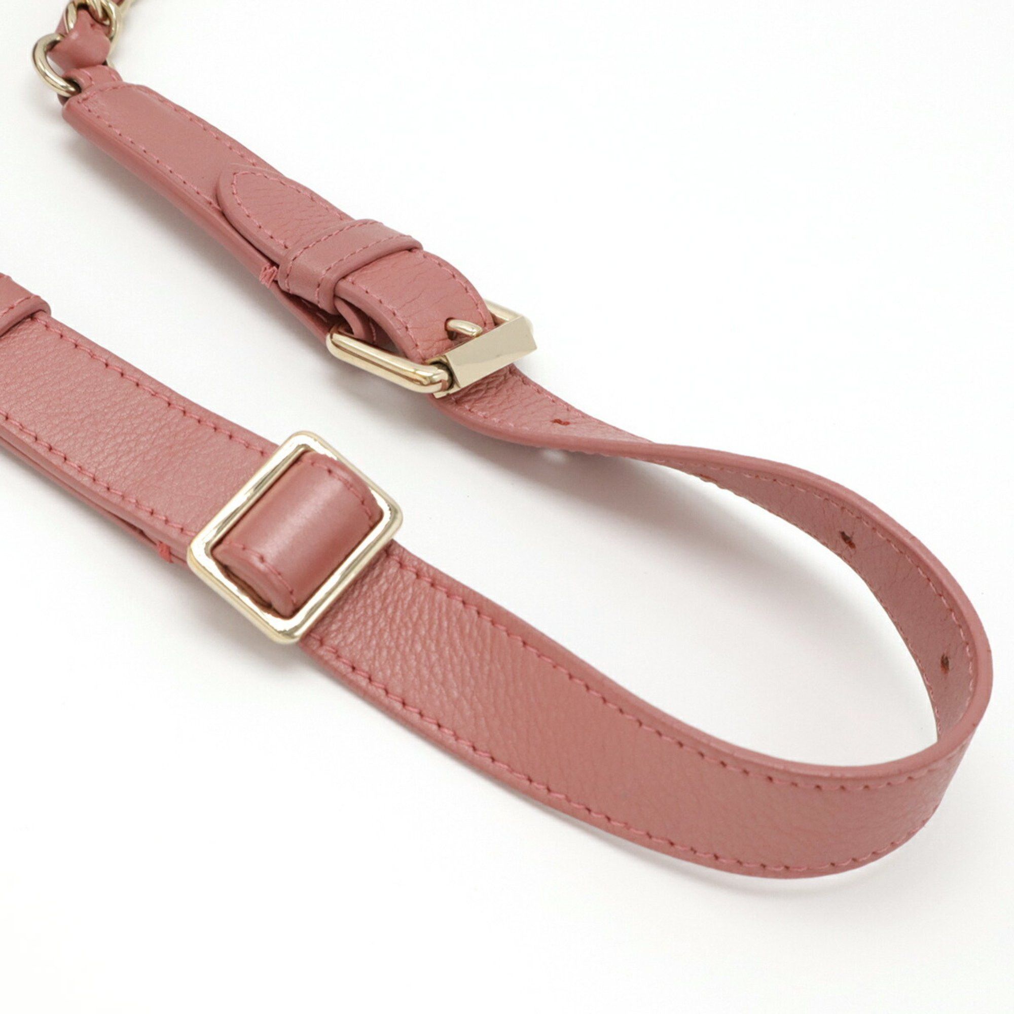 Chanel Chanel Matelasse Coco Mark Belt Bag Body Waist Pouch Chain Shoulder Leather Pink Size ONE SIZE - 5 Thumbnail