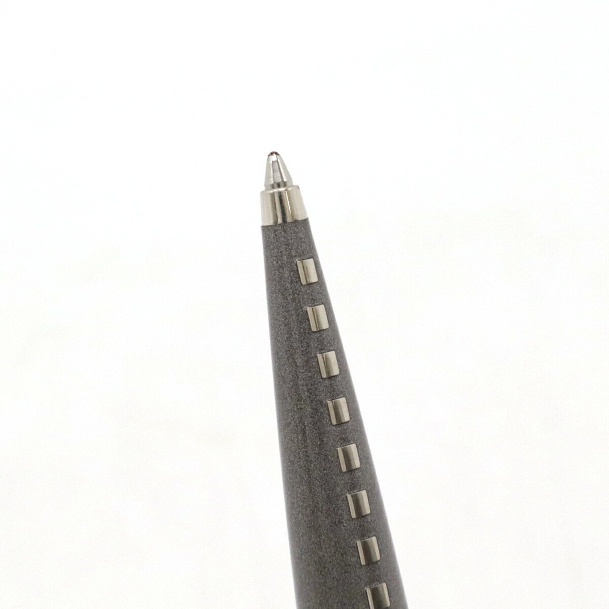 Louis Vuitton Louis Vuitton Jet Ligne Ballpoint Pen Twist Type Rotating Silver Gray Black Ink N79258 Size ONE SIZE - 6 Thumbnail